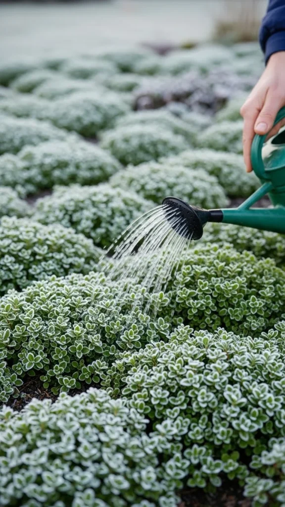 Light Watering Every 14 Days for Groundcovers