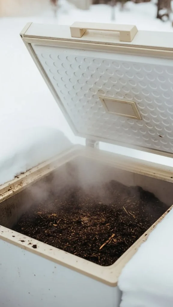 Old Freezer or Cooler Bin