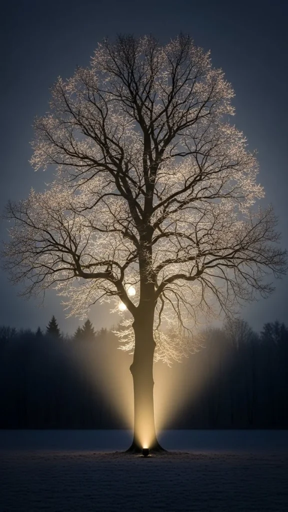 Simple Tree Uplighting