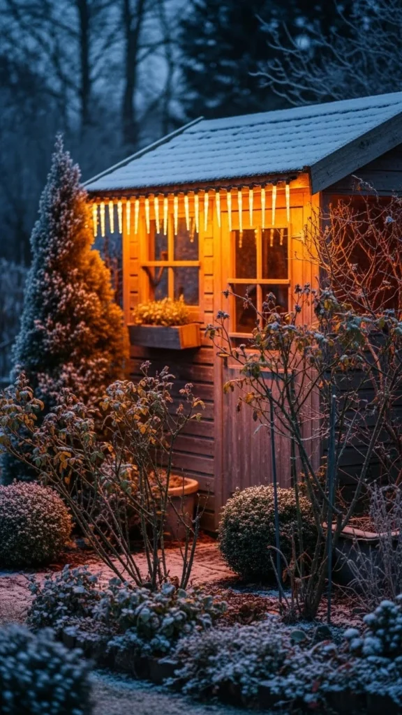 Icicle Lights for Eaves and Sheds