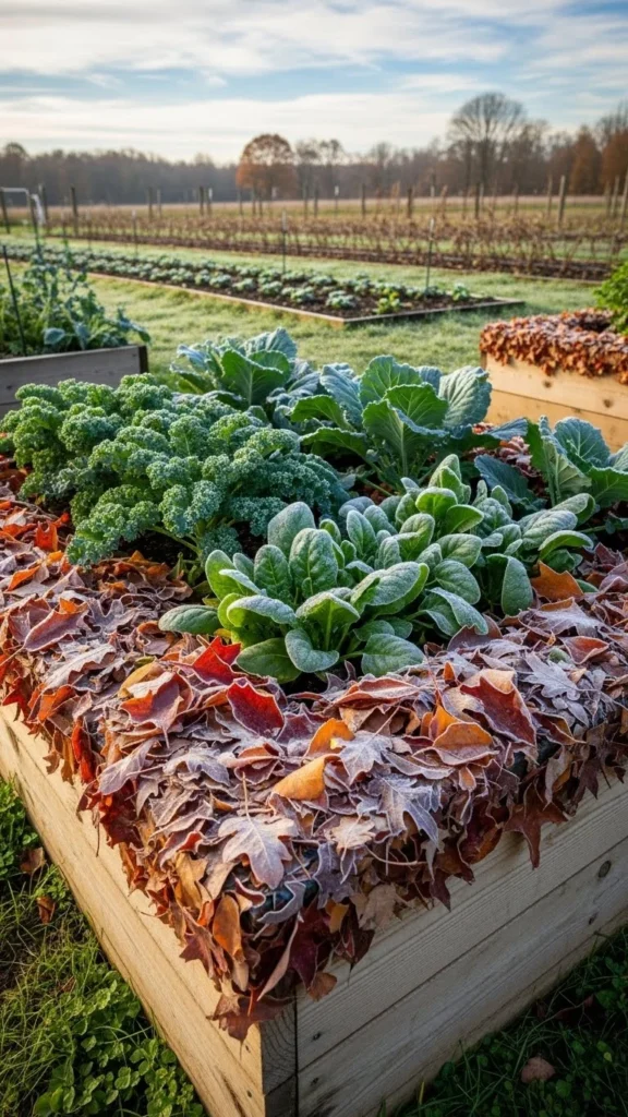 Leaf-Stuffed Insulated Bed