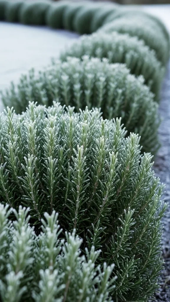Rosemary Hedge Border