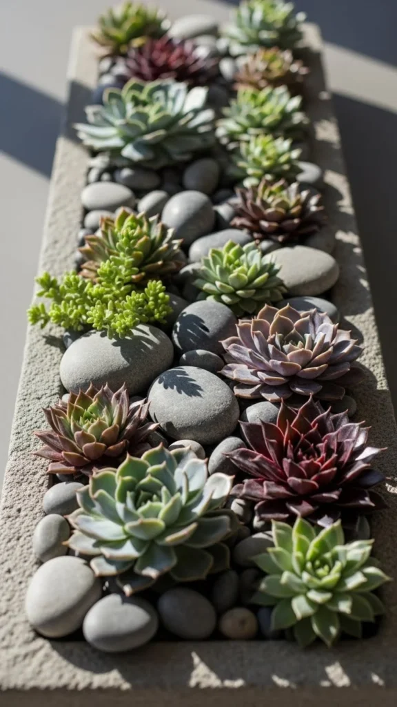 Succulent + Stone Tray
