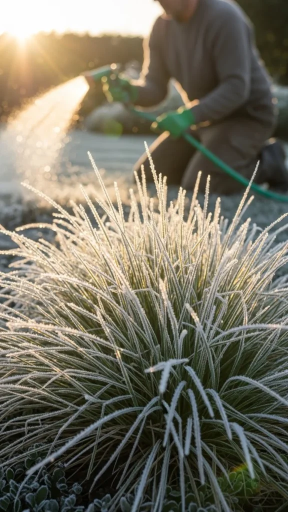 Biweekly Watering for Ornamental Grasses