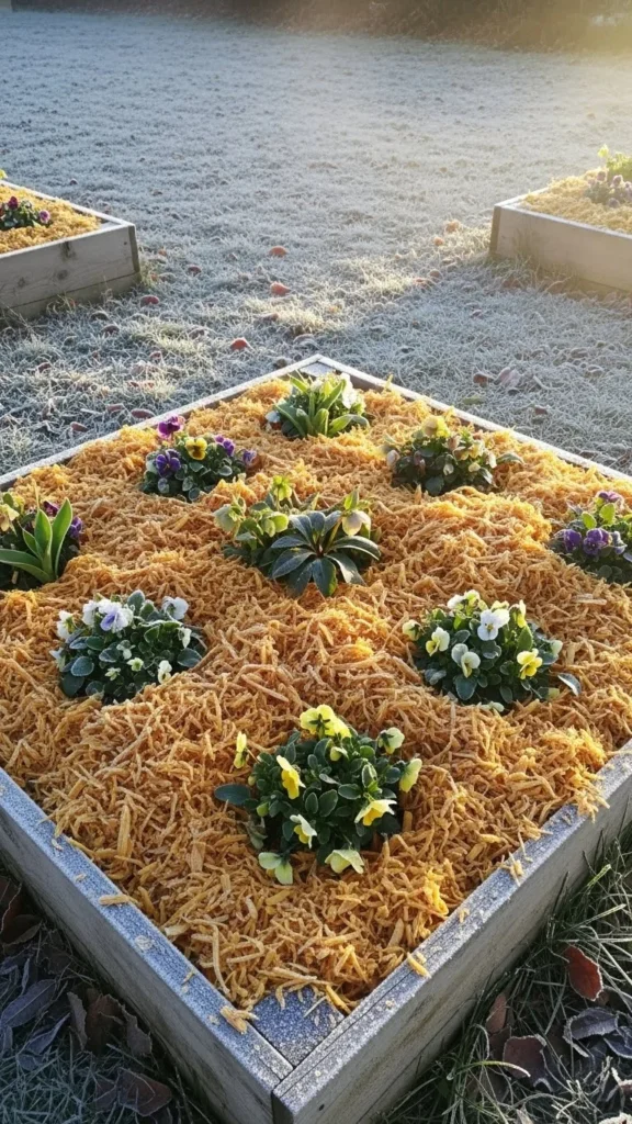 Mulch-Heavy Winter Bed