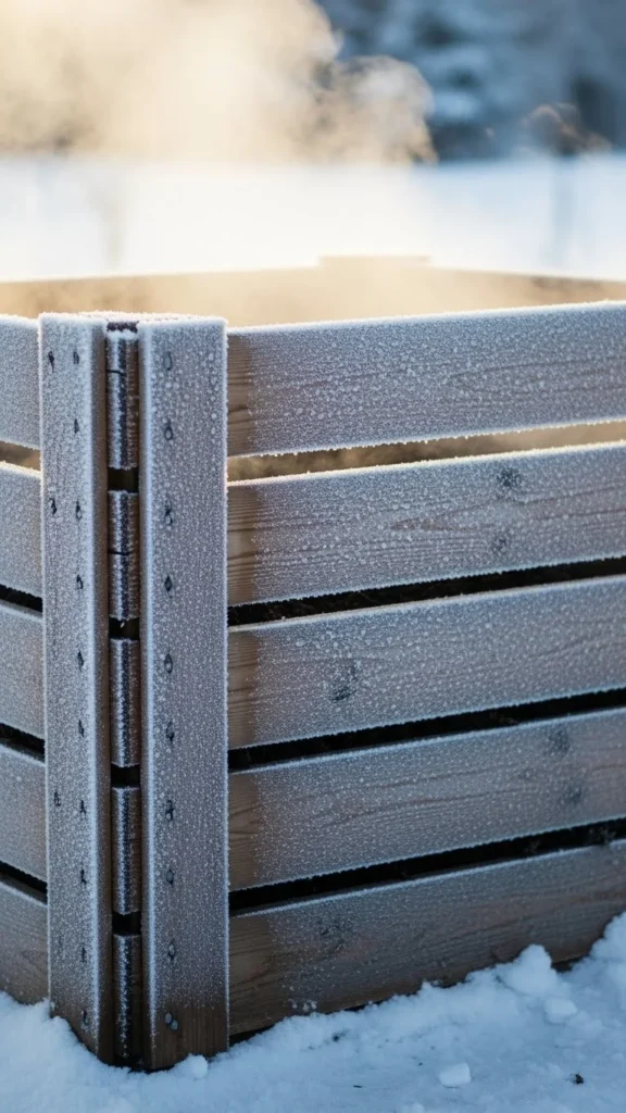 Raised Wooden Crate Bin