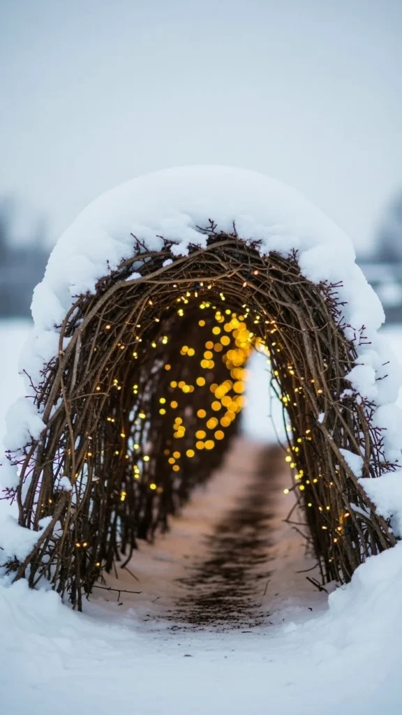 Snow-Lit Branch Tunnel