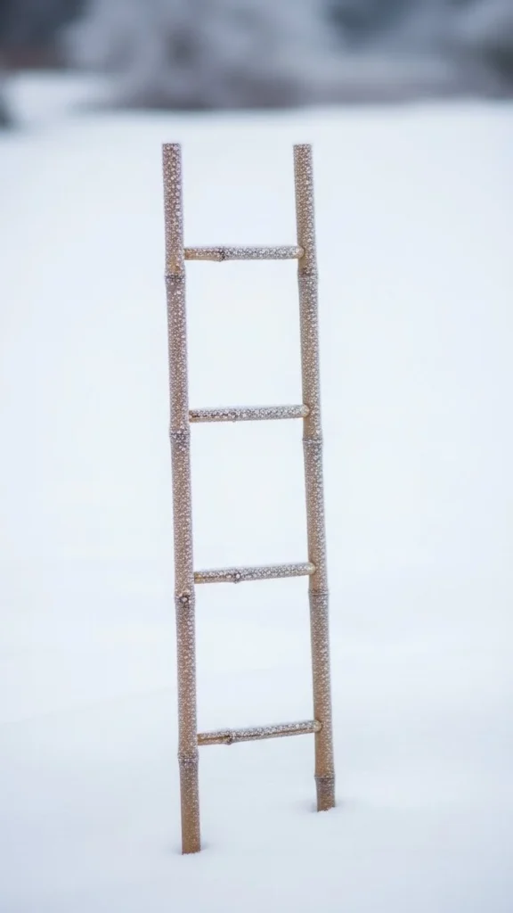 Bamboo Ladder Trellis