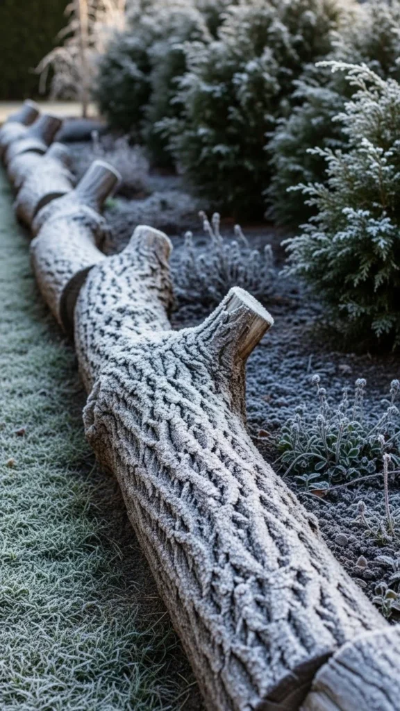 Horizontal Log Border