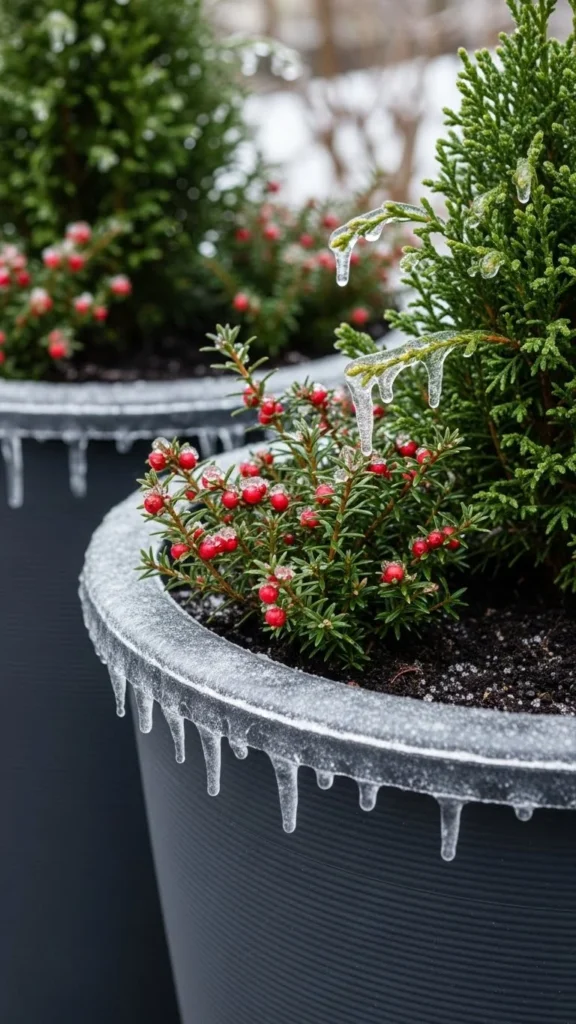 Polyethylene Planters Built for Cold