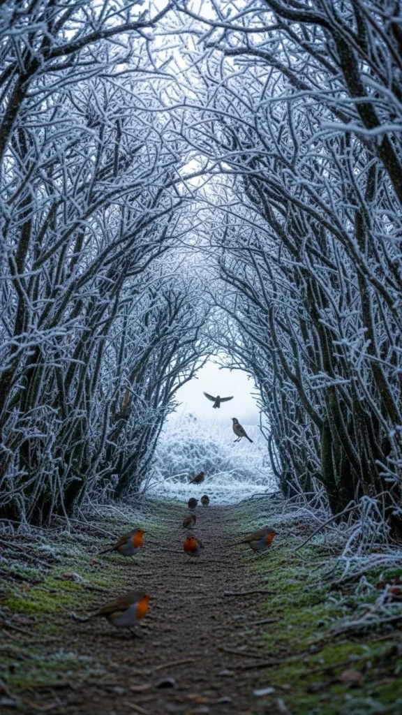 Shrub Tunnels for Safe Travel
