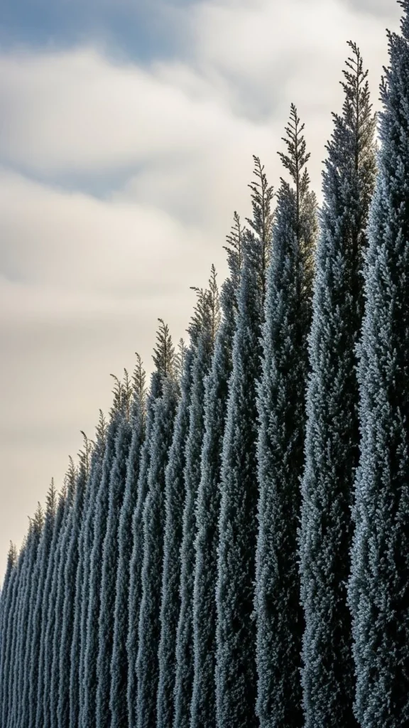 Candle Cypress Border