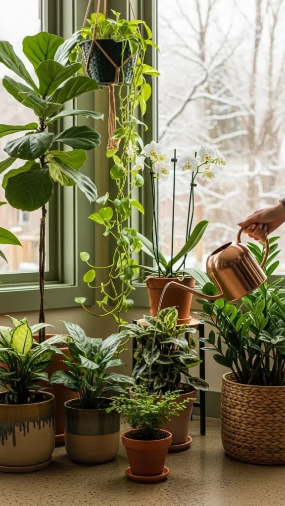 Every-6-Days Watering for Indoor Overwintering Plants