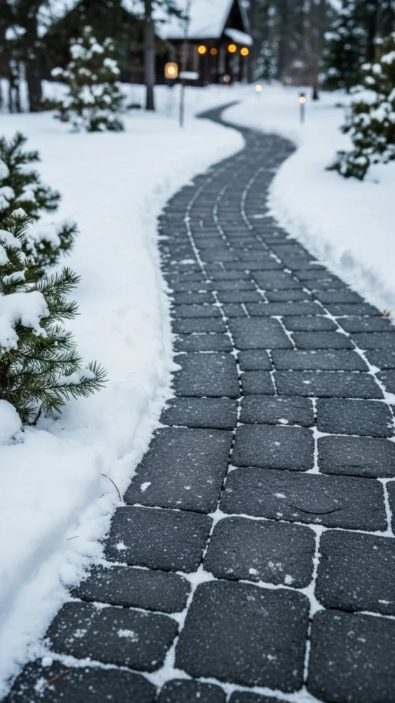 Ice-Safe Paver Path
