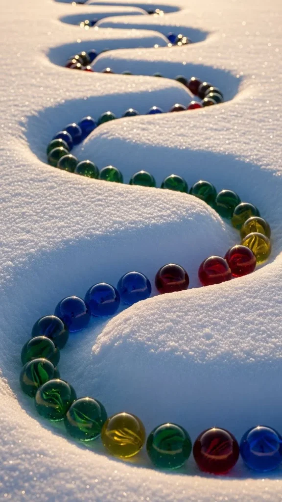 Winter Marble Maze