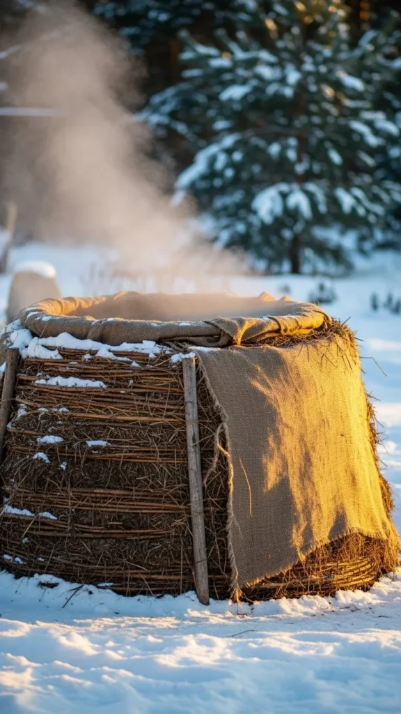 Hooped Wire Frame With Insulating Wrap