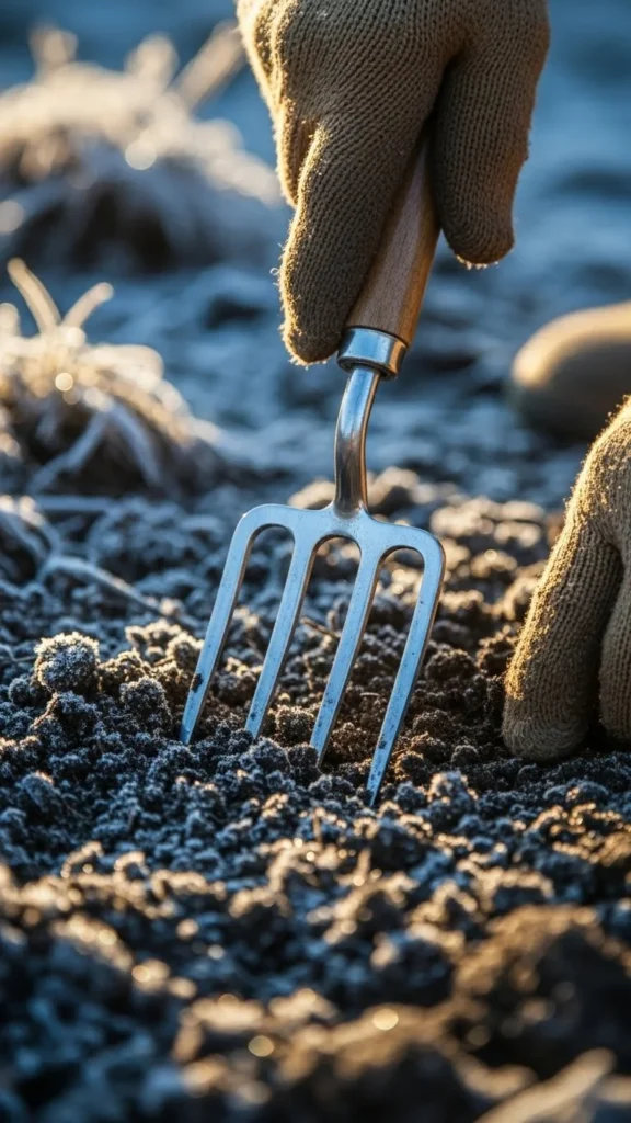 Loosen Compacted Soil by Hand