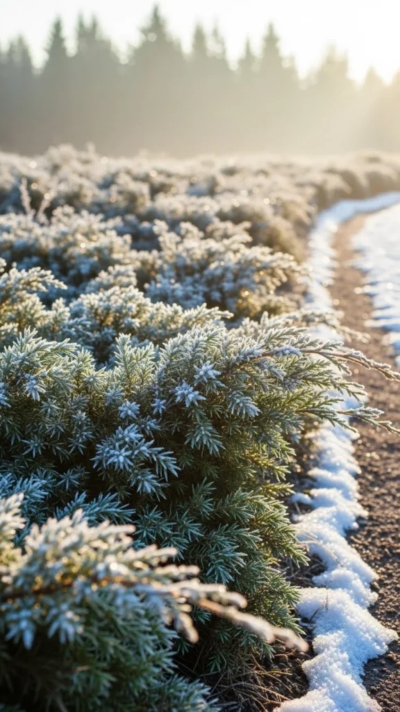 Low-Growing Juniper Path Edge