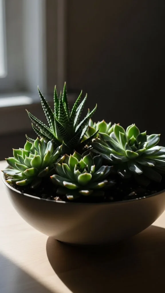 Mixed Succulent Winter Bowl