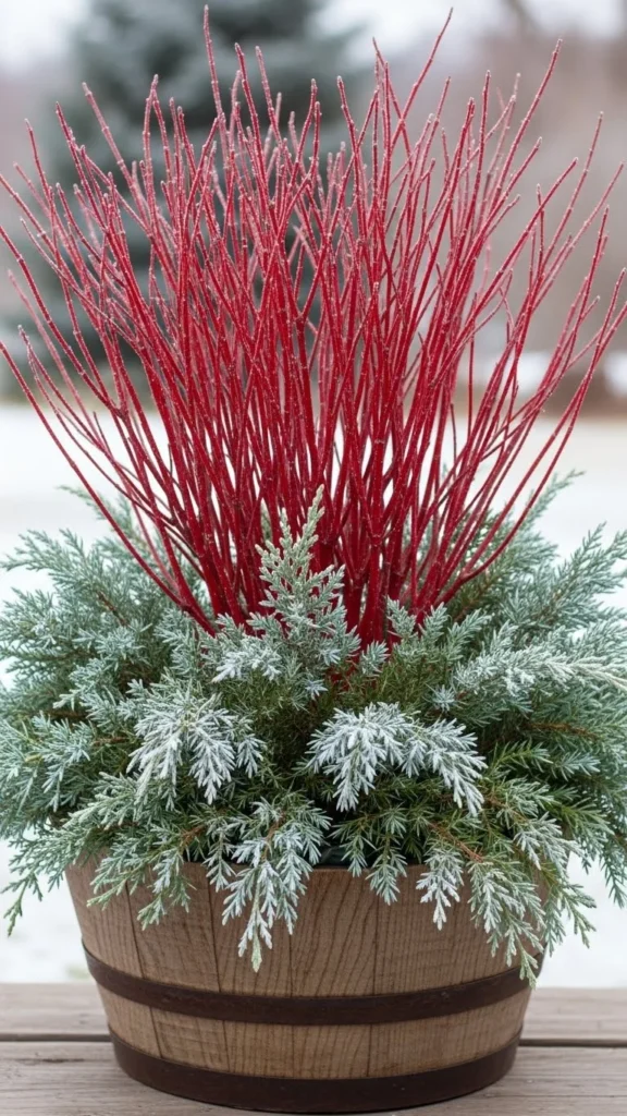 Red Twig Dogwood & Juniper Mix