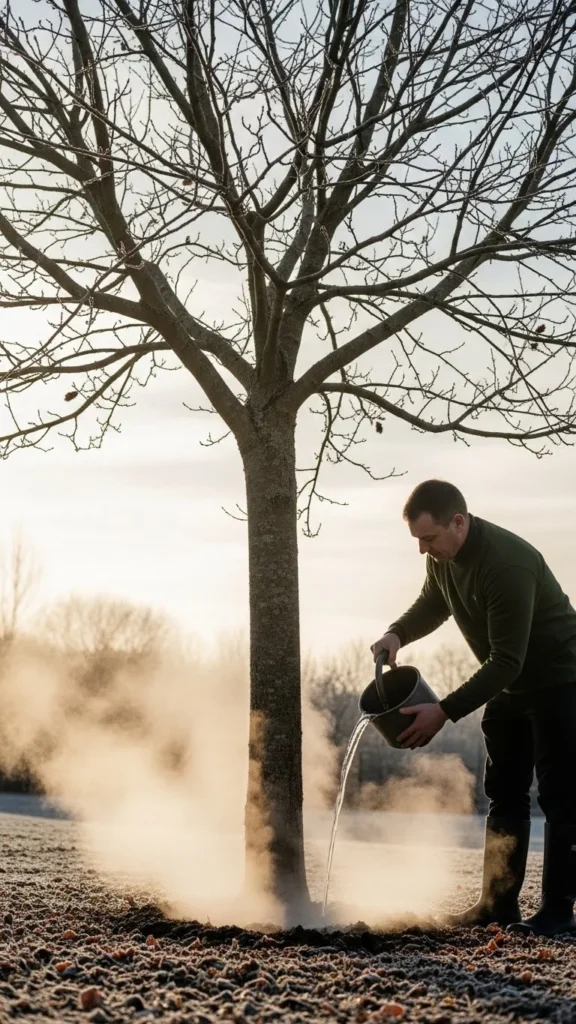 Twice-Monthly Hydration for Dormant Trees