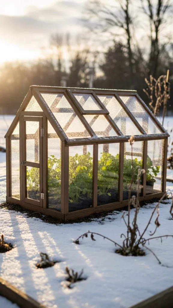  Greenhouse-Top Hybrid Bed
