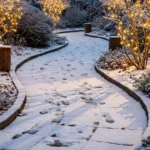 22 Cozy Winter Garden Walkways That Look Straight From Pinterest