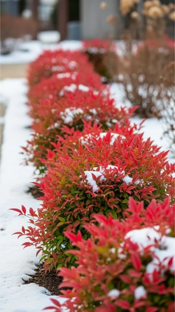 Dwarf Nandina Border