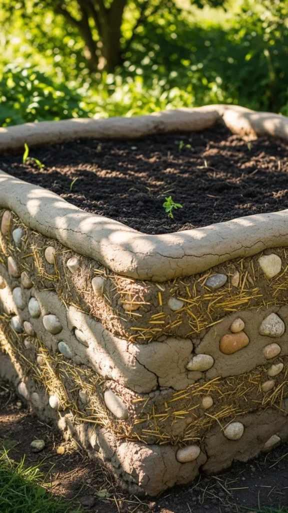 Cob-Insulated Earthen Bed