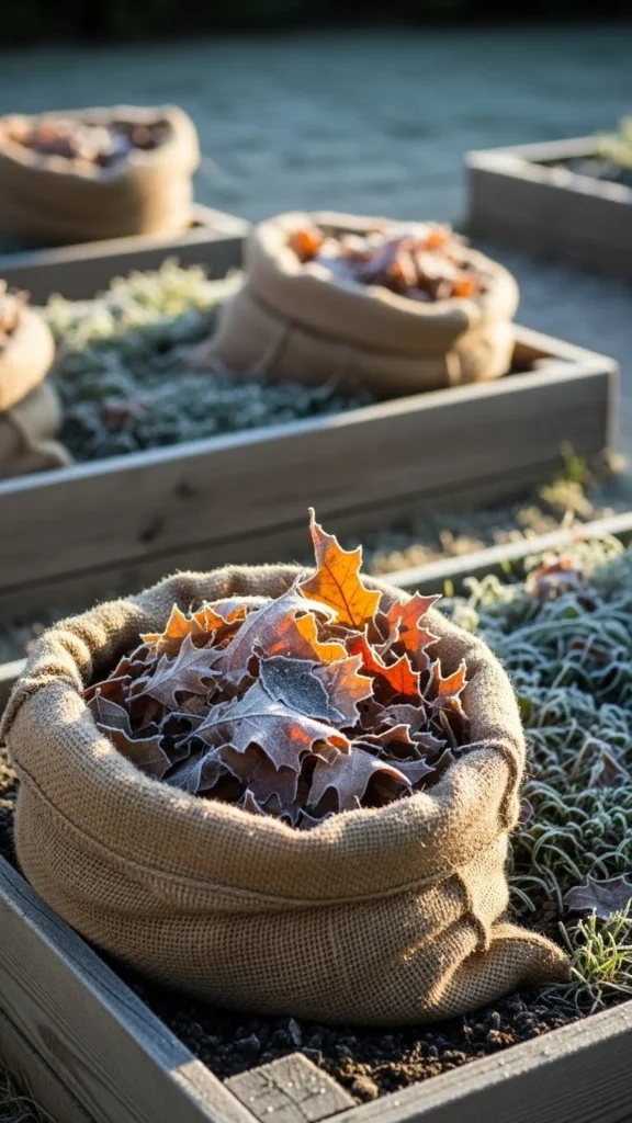 Overwintering Mulch Bags for Raised Beds