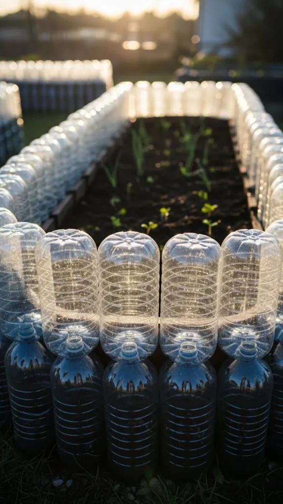Plastic Bottle-Filled Insulated Bed
