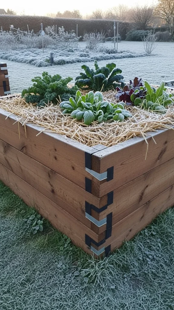 High-Wall Timber Bed with Insulated Corners