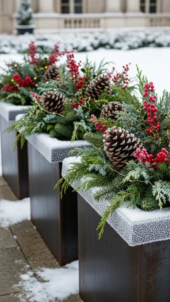 Oversized Planter Troughs for Multi-Plant Displays
