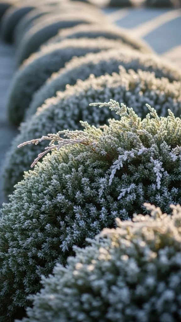 Soft Juniper Cloud Border