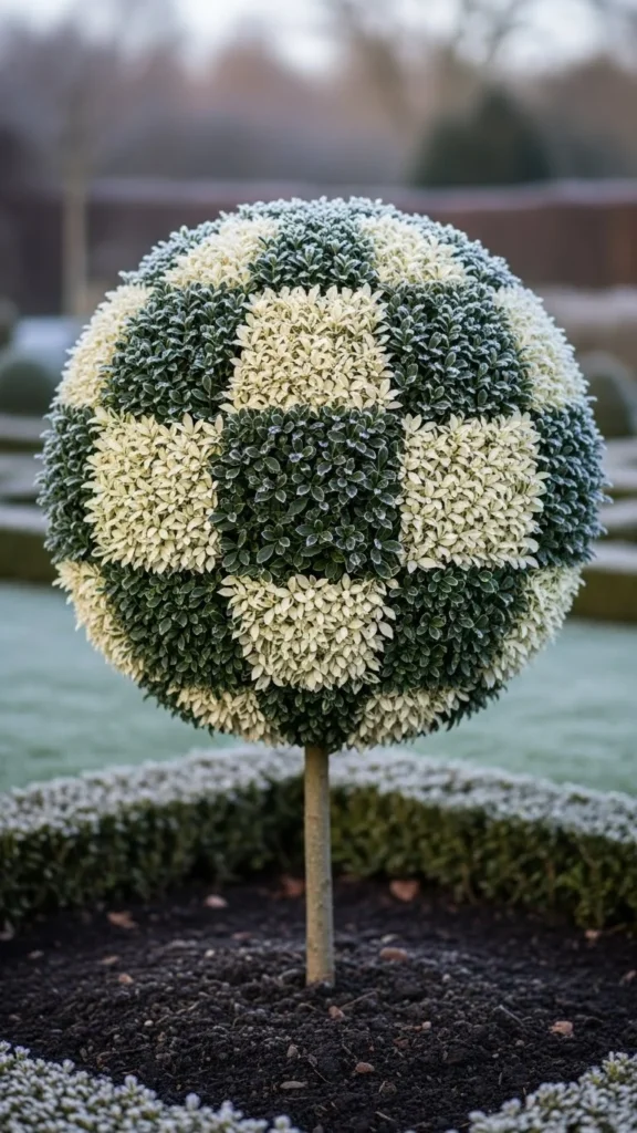 Euonymus Checkerboard Topiary