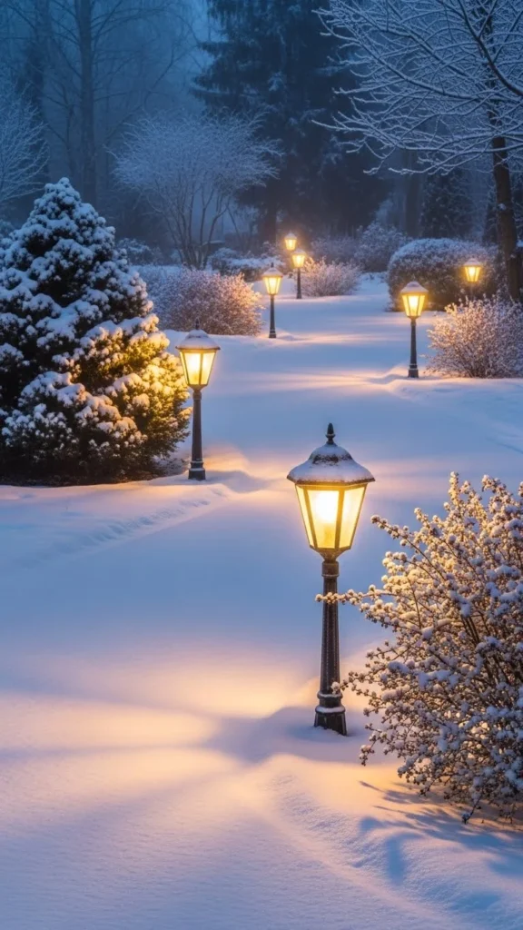 Frost Glow Lamp Posts
