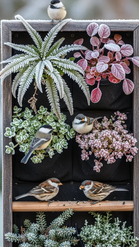 Winter-Friendly Vertical Garden Wall