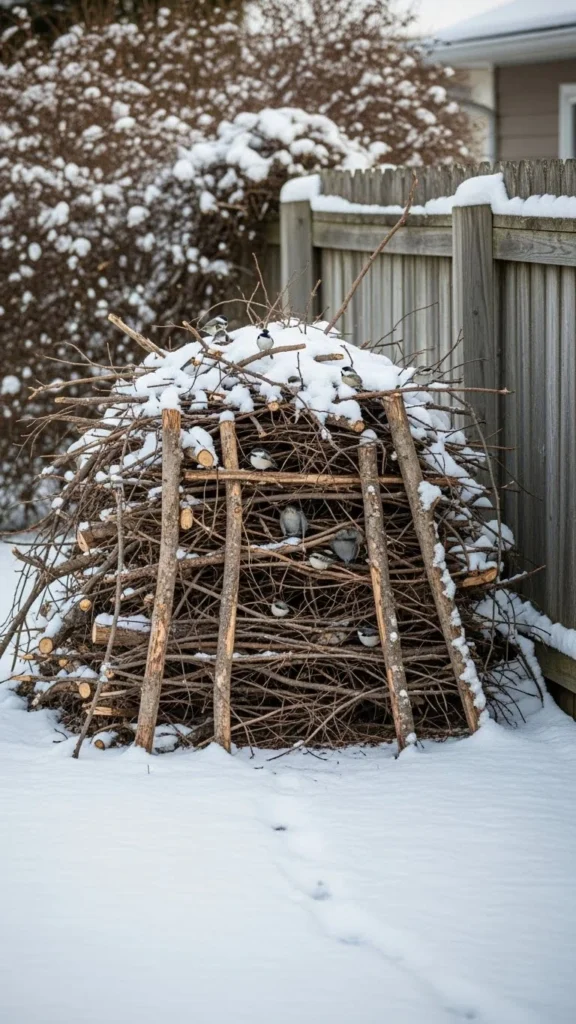 DIY Brush Piles for Instant Shelter