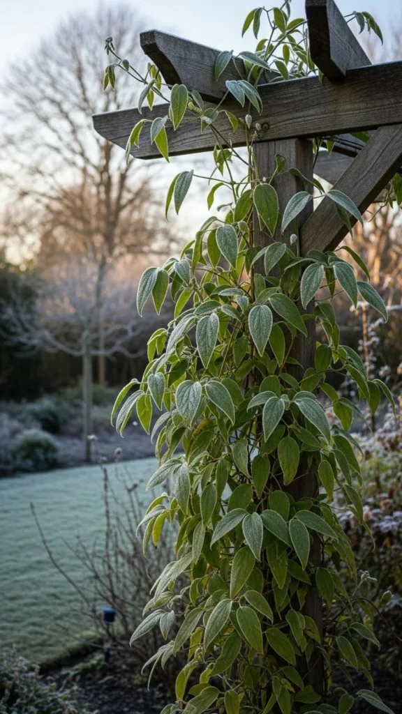 Evergreen Clematis (Clematis armandii)