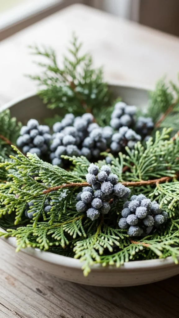Winter White Cedar Bowl
