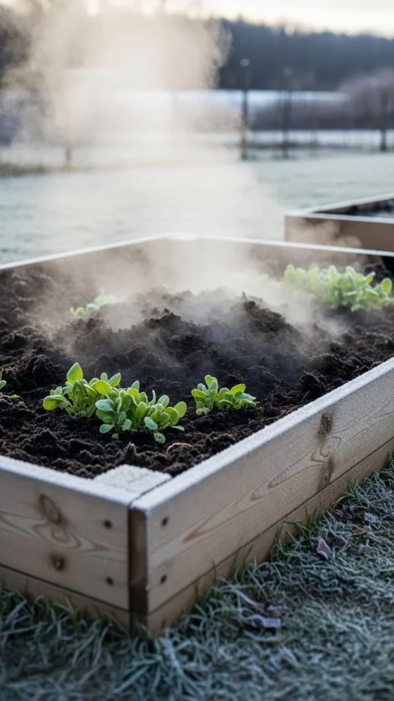 Compost-Fueled Hot Bed