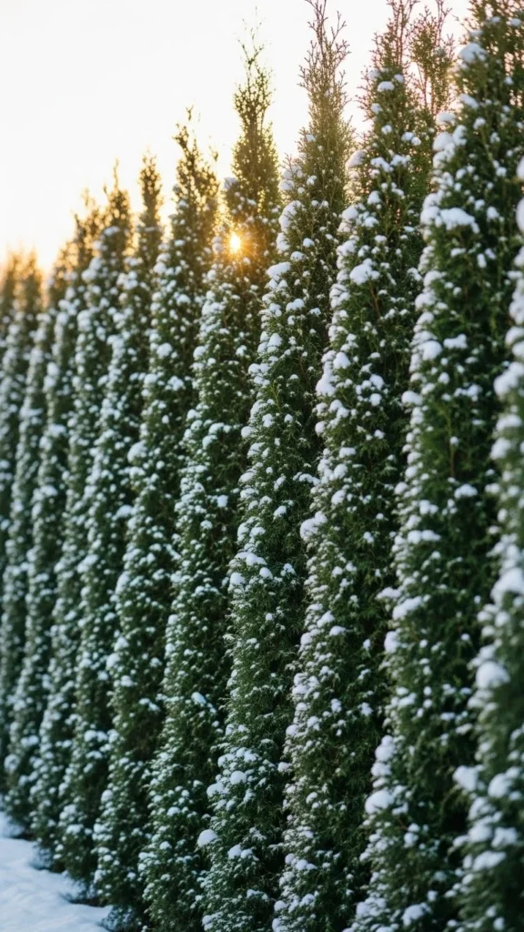Emerald Arborvitae Strip
