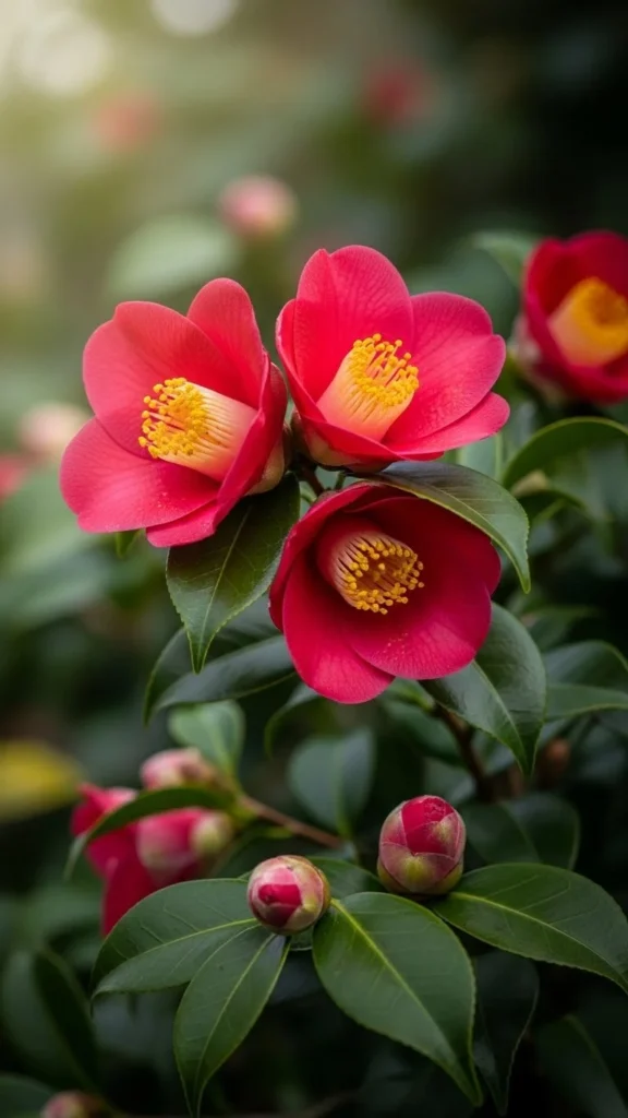 Camellia ‘Yuletide’