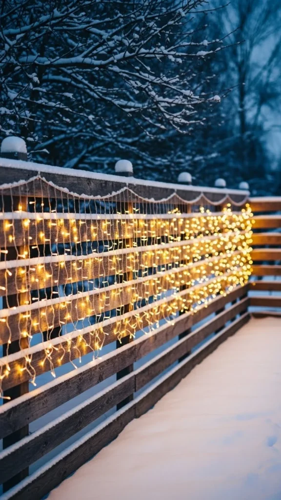 LED Curtain Lights for Fences