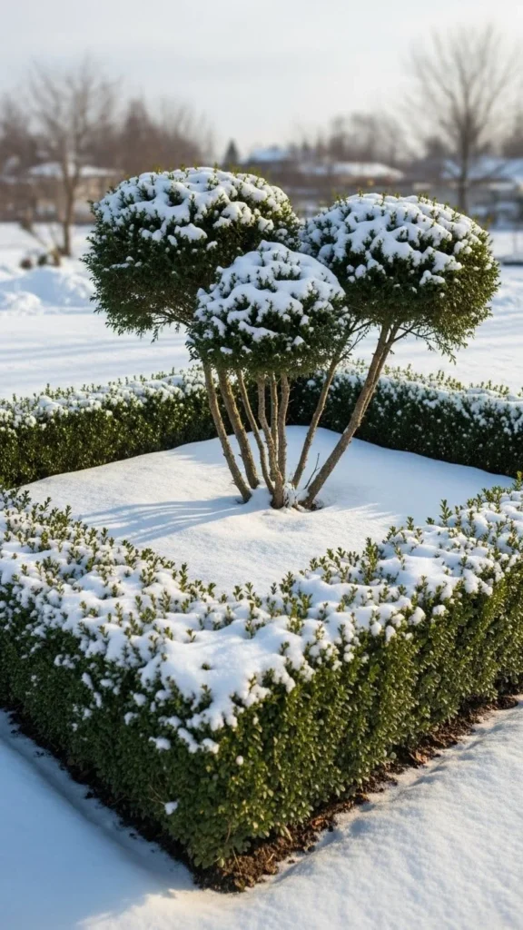 Evergreen Hedge Border