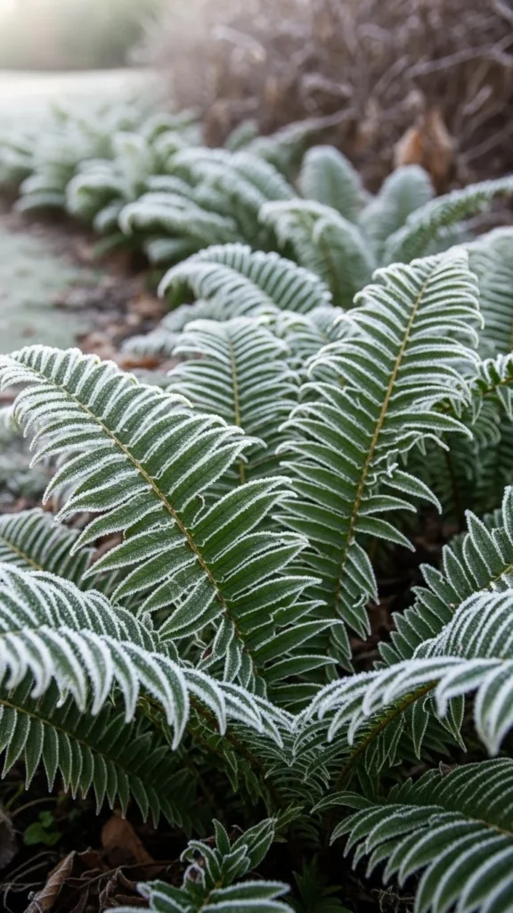 Winter Fern Border Layer