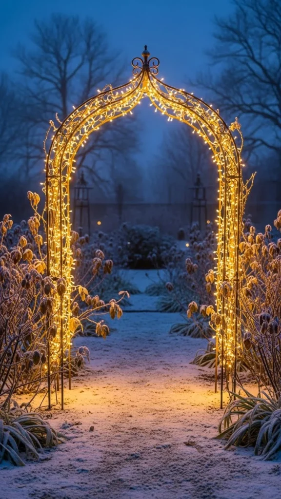 Lighted Garden Archway