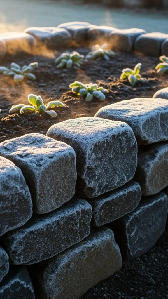 Stone-Lined Heat-Retaining Bed