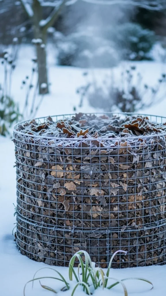Enclosed Wire-Mesh Bin