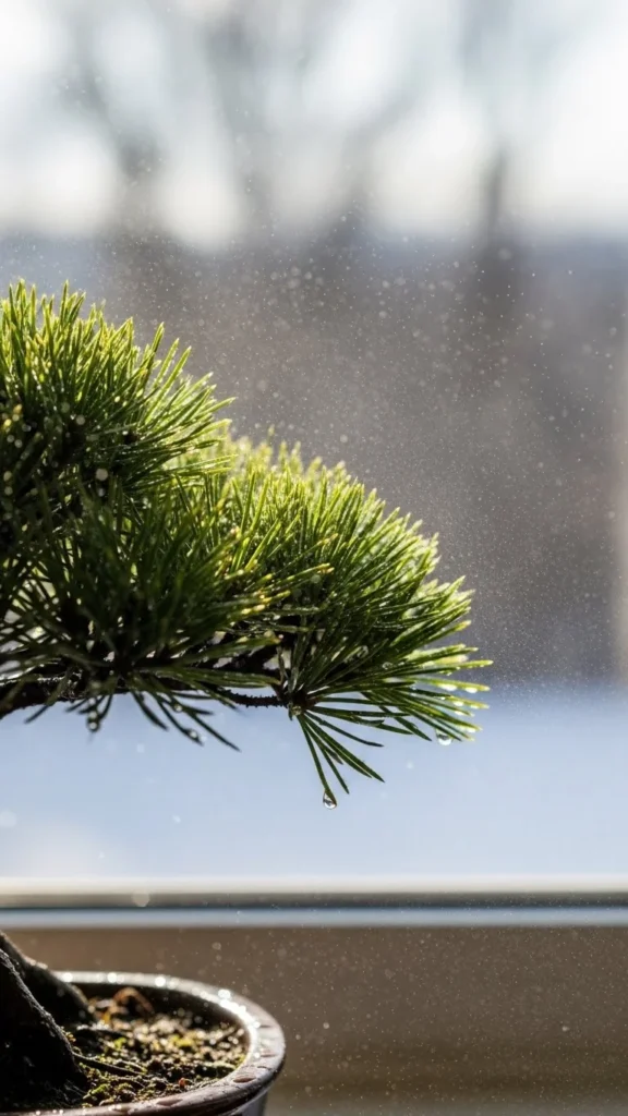 Mist Gently to Add Light Humidity